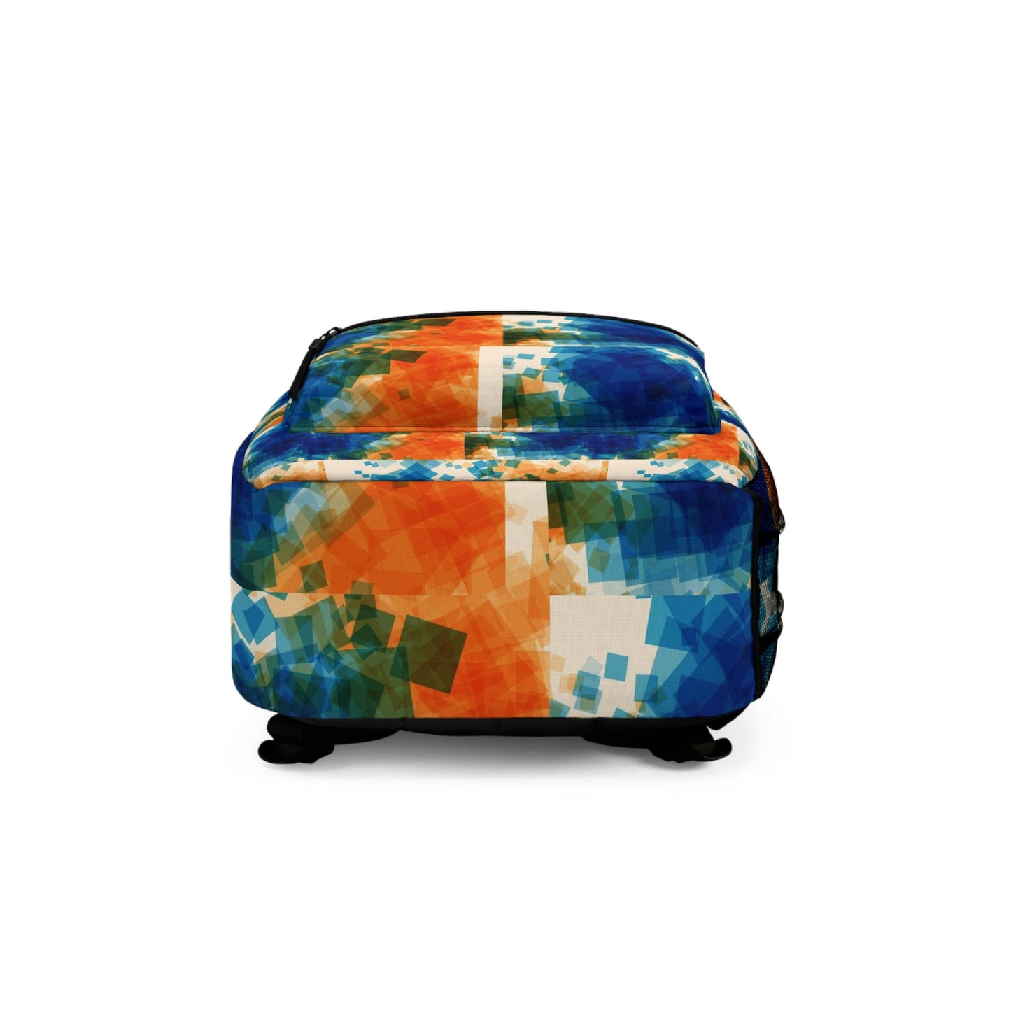 Bags - Splash Of Pixels Back To School Backpack Orang/ Blue