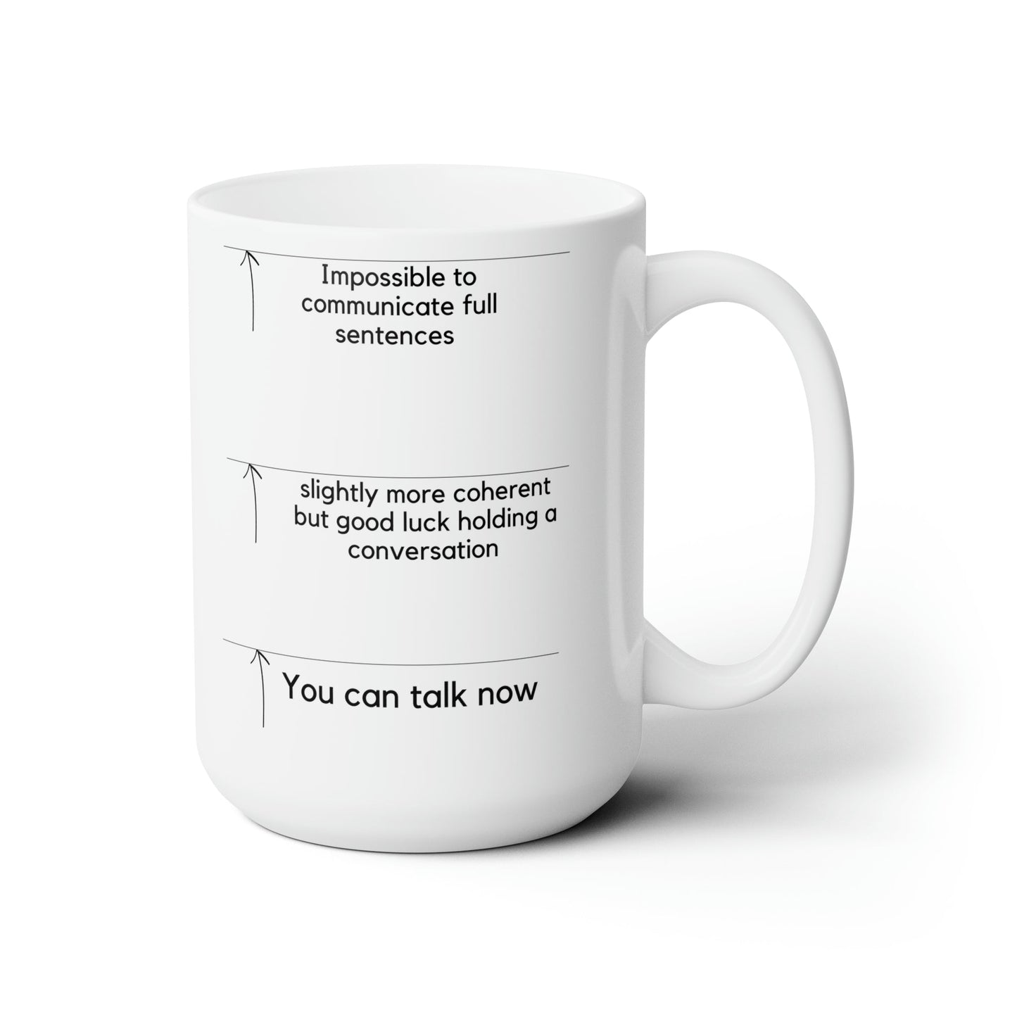 Not Before Coffee Ceramic Mug 15oz-Shalav5