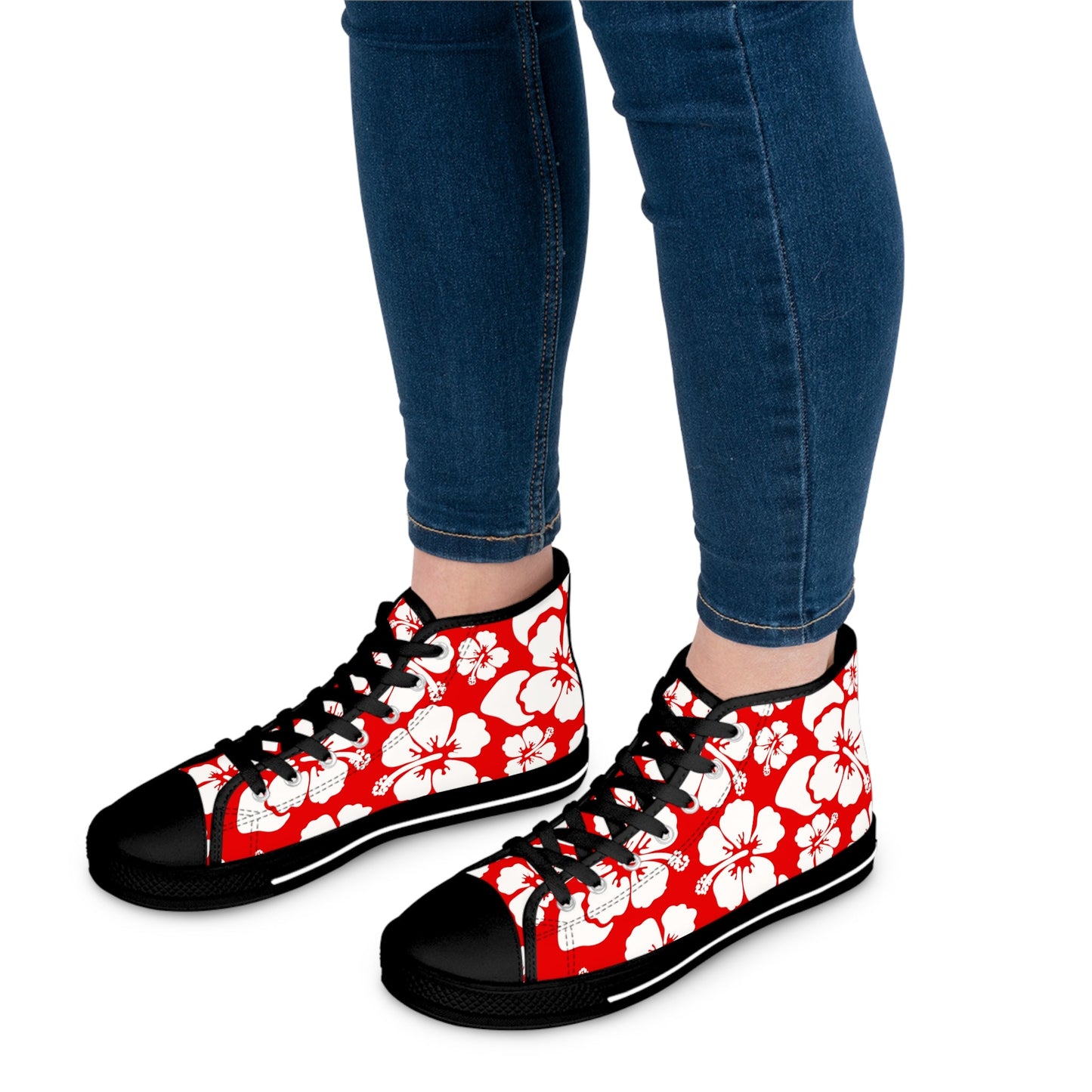 Hawaiian Women's High Top Sneakers-Shalav5