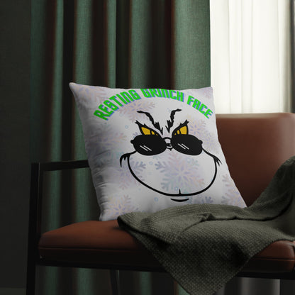 Home Decor - Resting Grinch Face Waterproof Pillows