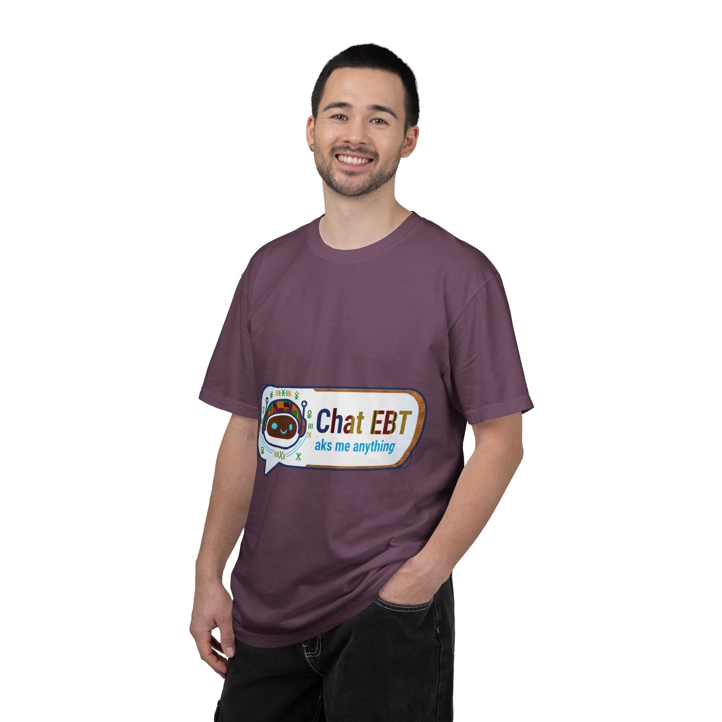 Chat EBT asks me anything T-shirt | chatbot logo tee