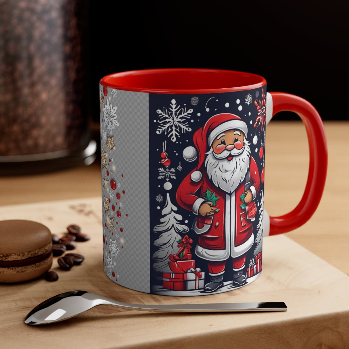 Mug - Santa Is Ready To Deliver Accent Coffee Mug, 11oz
