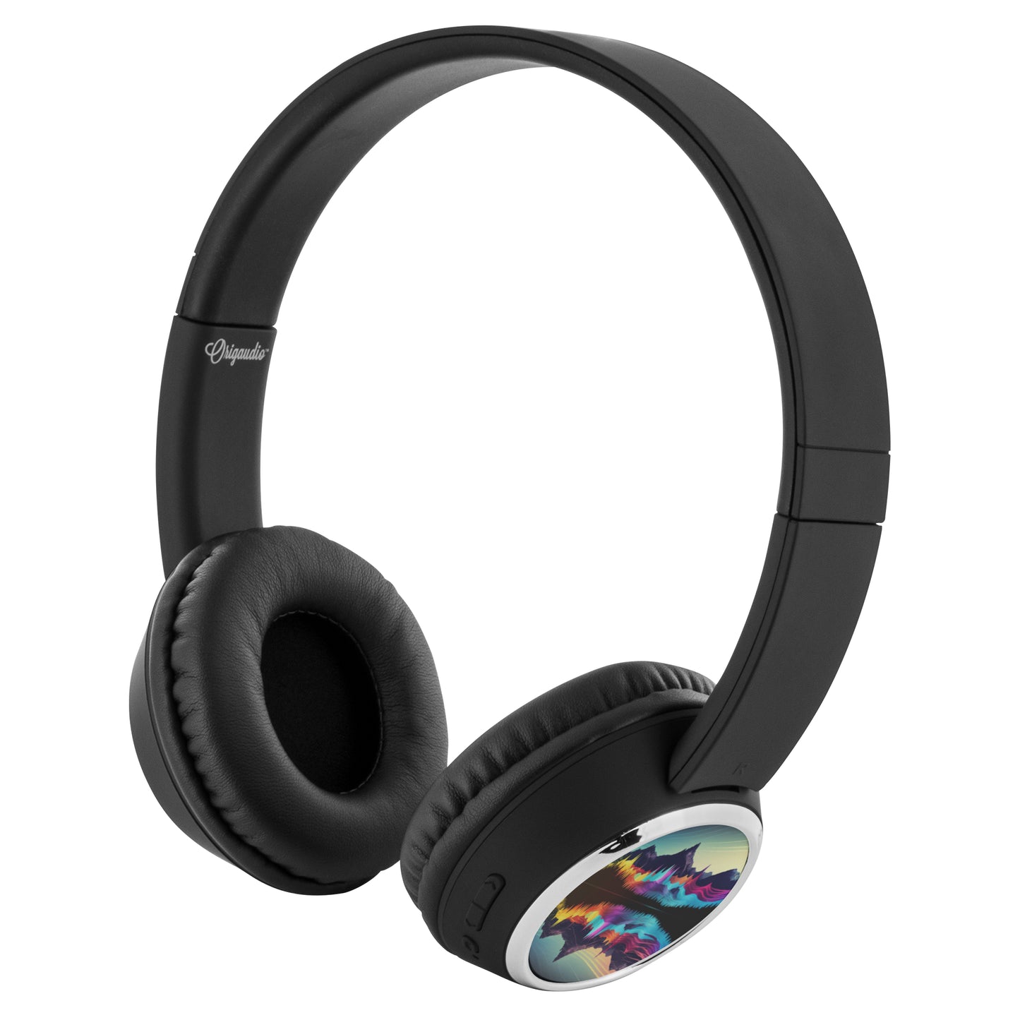 Psychedelic Waves Bluetooth Headphones-Shalav5