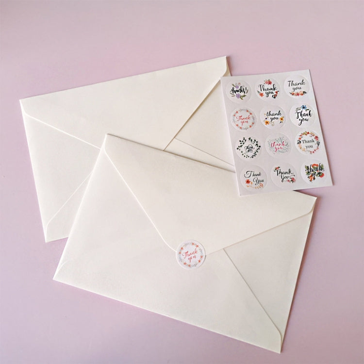 50 PCS THANK YOU Sealing Sticker 12 Thank You Round Sealing Sticker, Thankyou Stickers
