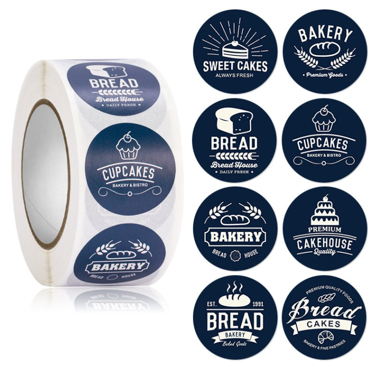 Bakery Cake Shop Cartoon Cute Sticker Decorative Sealing Sticker, 2.5cm / 1 Inch