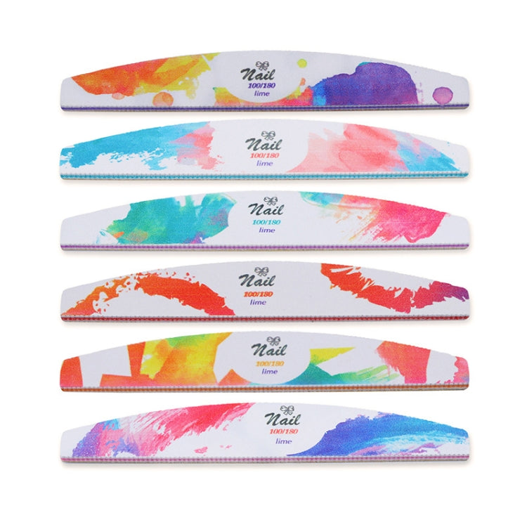 6 In 1 Nail Art Tools Nail Polish Nail Scrub Strips