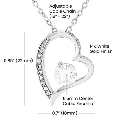 My love for you is as timeless as this box. Happy Valentine's Day!"  beautiful Delicate Heart Necklace,-Shalav5