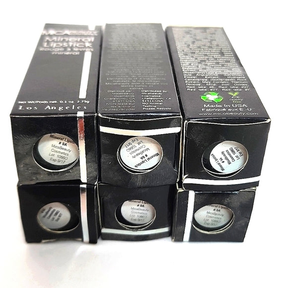 LOT 6pcs Mineral ๐ Lipstic #9a