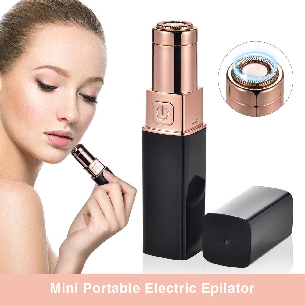 Mini Portable Electric Epilator USB Rechargeable Cordless Shaver Painless Body Hair Shaver Arm Legs Hair Removal Bikini Trimmer-Shalav5