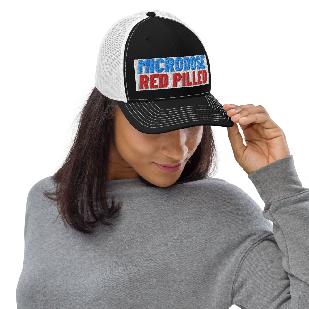 Microdose Red Pilled Trucker Cap-Shalav5