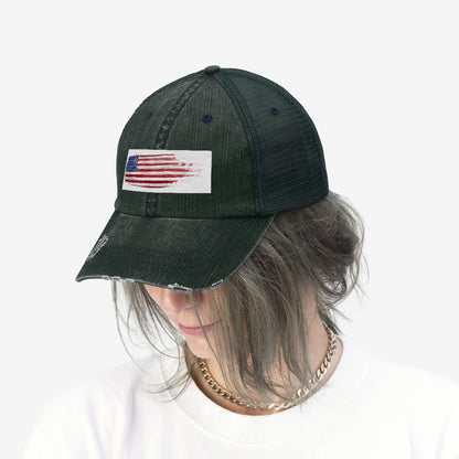 American Flag Trucker Hat-Shalav5