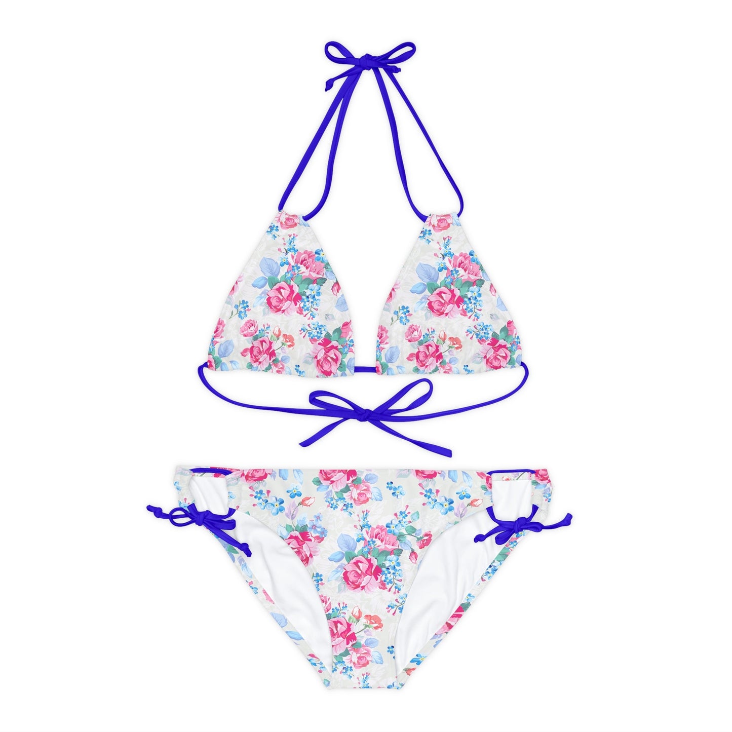 Floral Strappy Bikini Set (AOP)-Shalav5