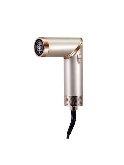 Champagne 3-in-1 folding hot air brush for hair styling