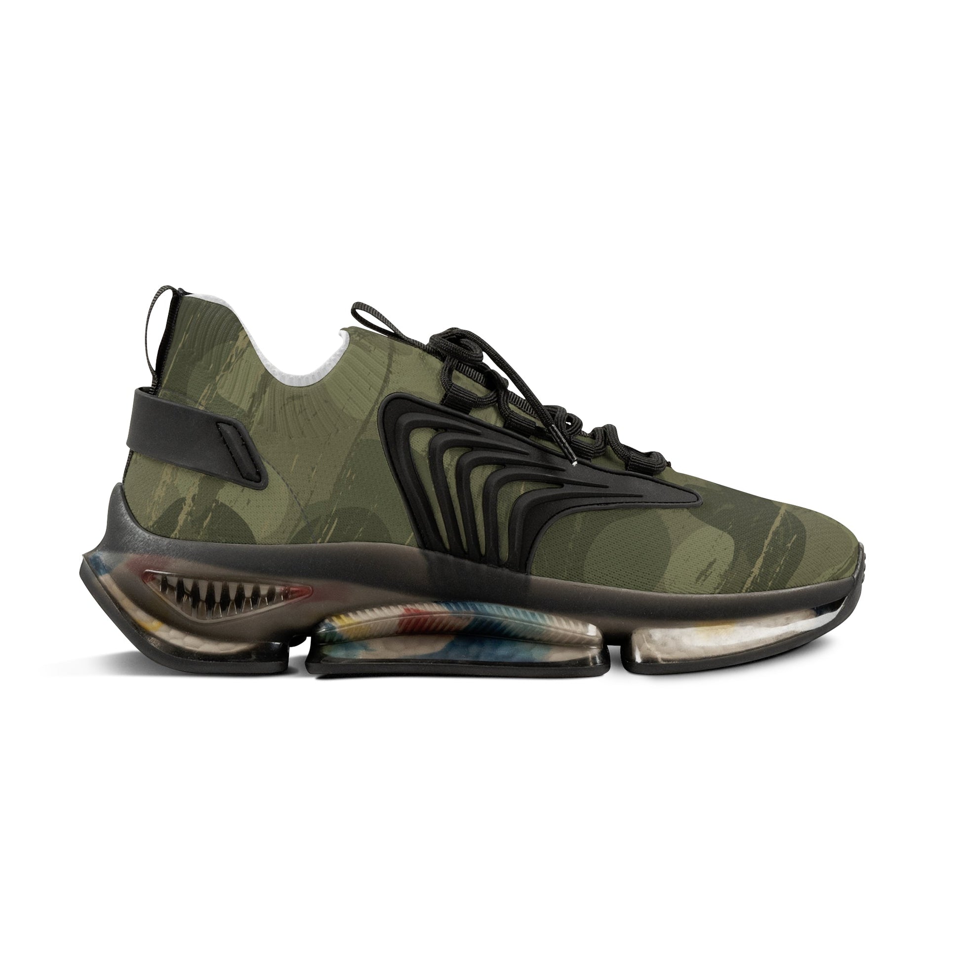 Men's Mesh Sports Sneakers (Army design)-Shalav5