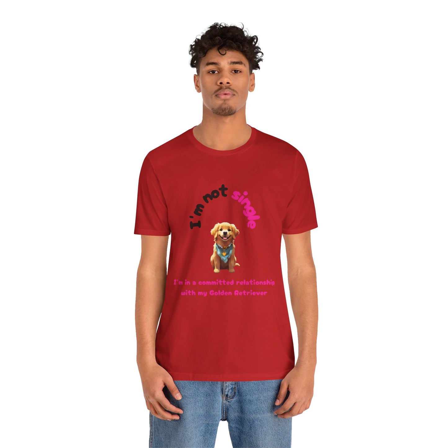 I just Love Golden Retrievers Unisex Jersey Short Sleeve Tee