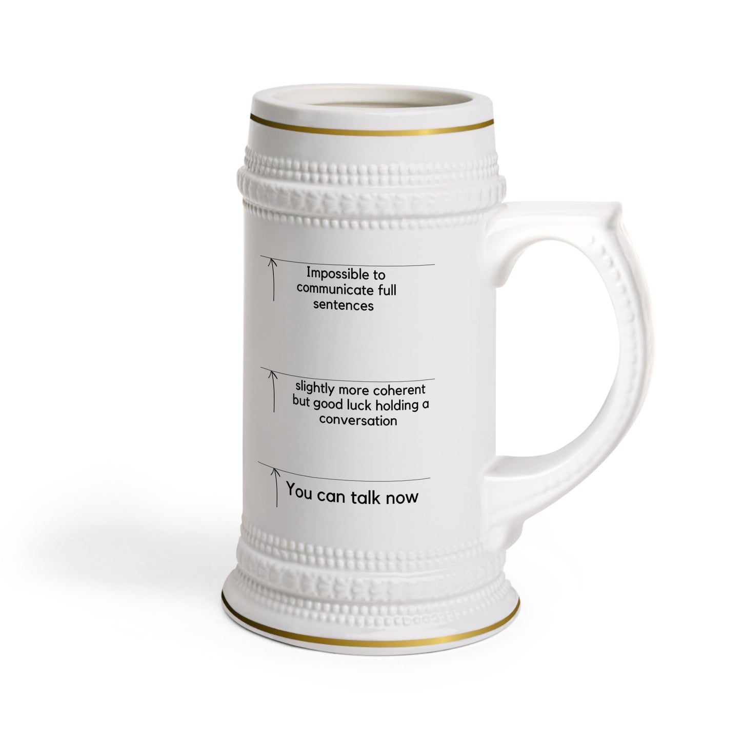Mug - Not Before Coffee Beer Stein Mug