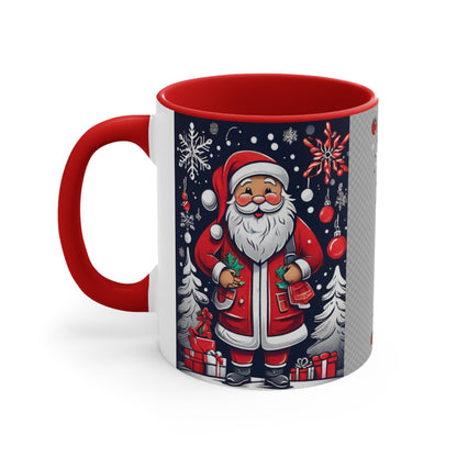 Mug - Santa Is Ready To Deliver Accent Coffee Mug, 11oz