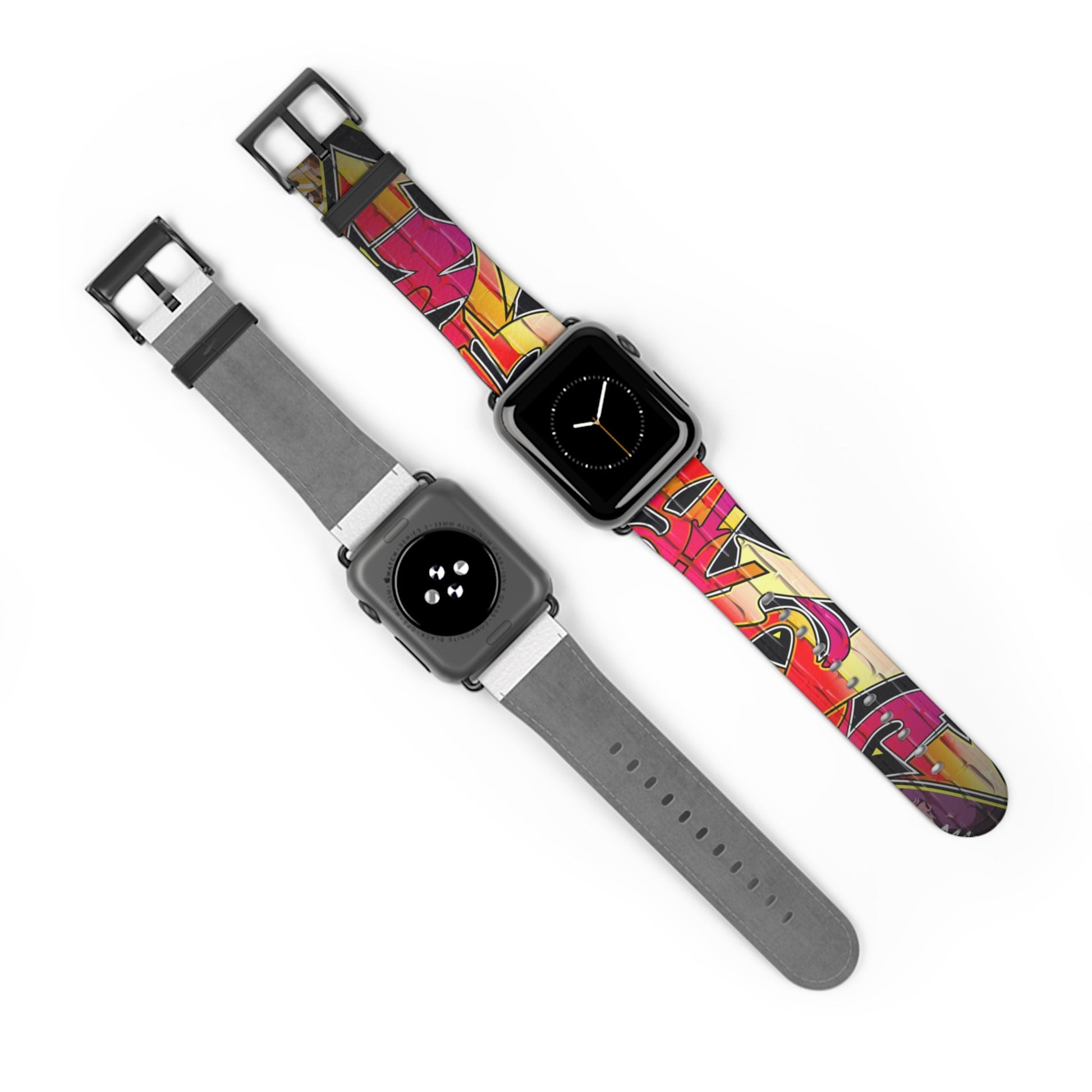 Graphitti Watch Band for Apple Watch Series 1, 2, 3, 4, 5, 6, and SE-Shalav5