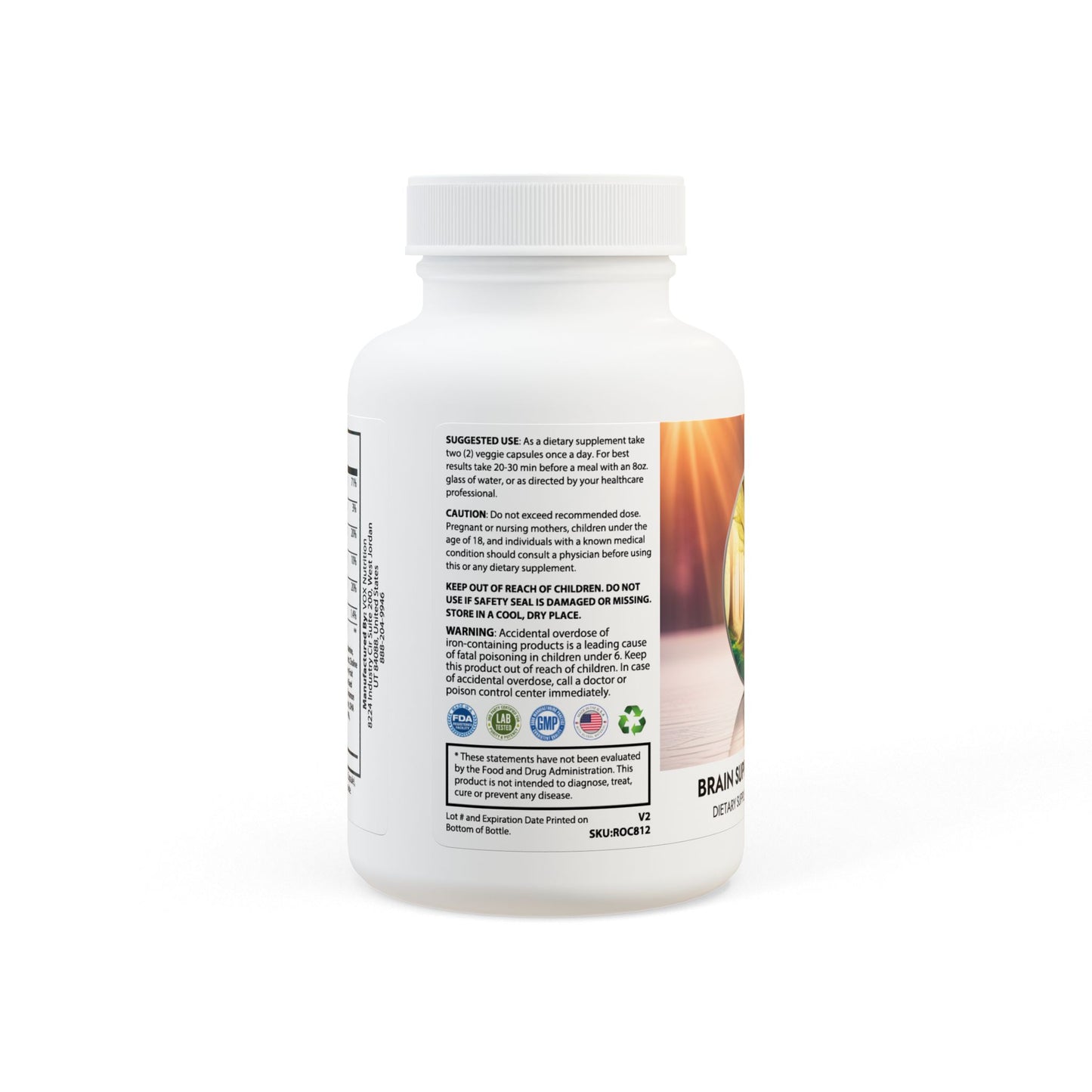 Brain Support Complex Supplement (60 Capsules)