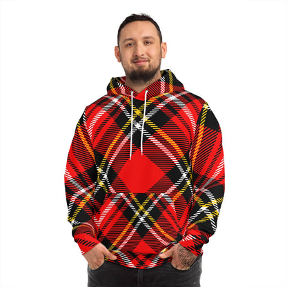 Plaid ZigZag Fashion Hoodie-Shalav5