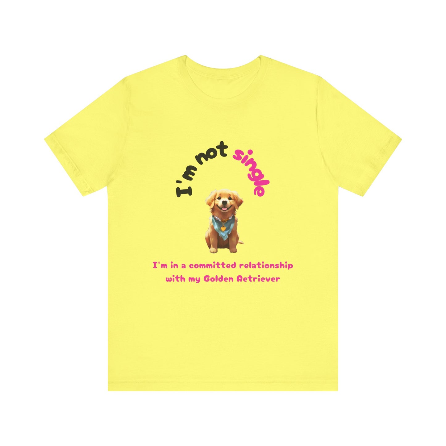 I just Love Golden Retrievers Unisex Jersey Short Sleeve Tee