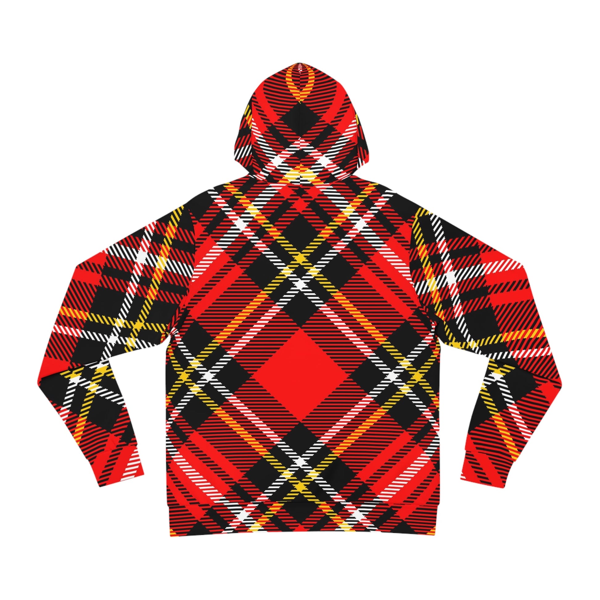 Plaid ZigZag Fashion Hoodie-Shalav5