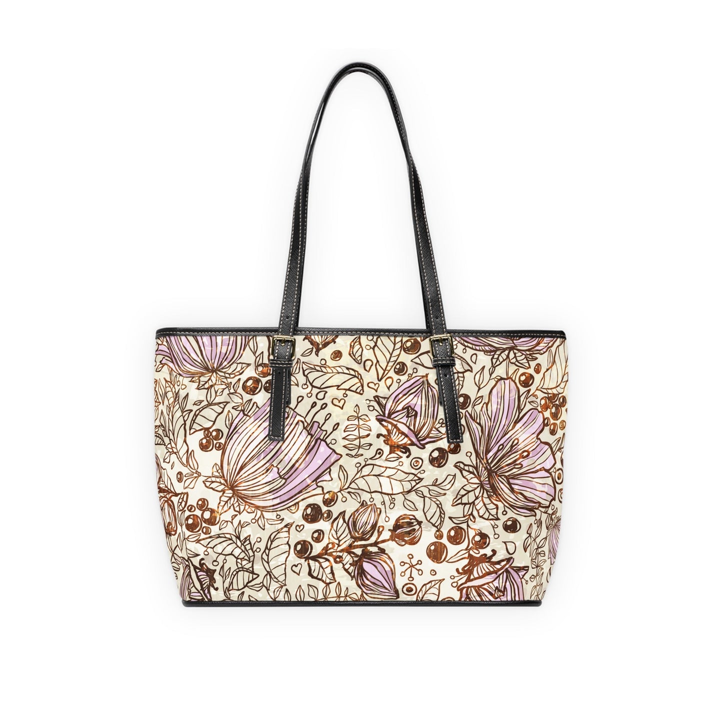 Bags - Very Floral PU Leather Shoulder Bag
