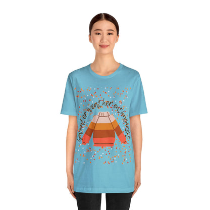 T-Shirt - Sweater Weather Enthusiast Unisex Jersey Short Sleeve Tee