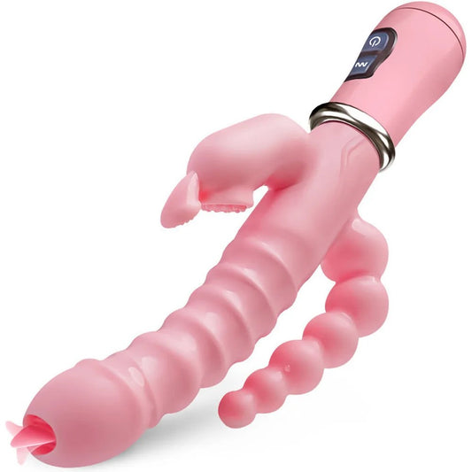 12 Vibration Modes Pink Vibrator For Women