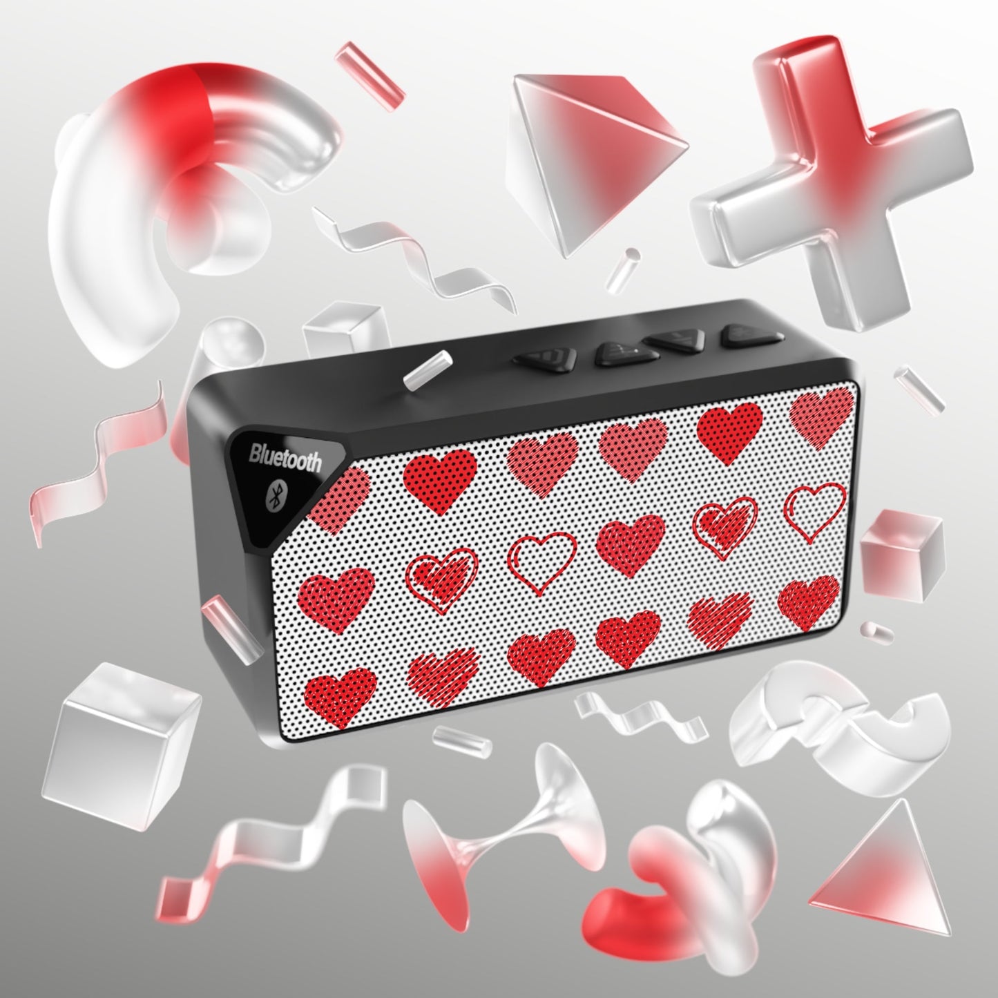Accessories - Happy Valentines Day Jabba Bluetooth Speaker