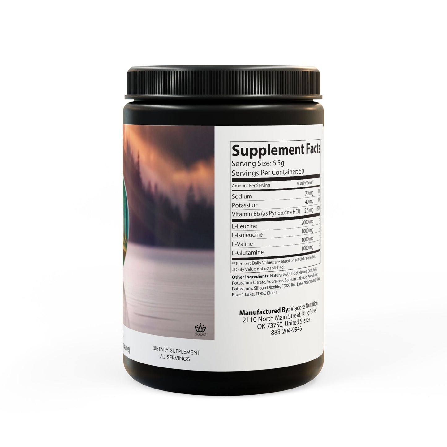 BCAA Supplement, Grape (325g, 11.46oz, 50 servings)