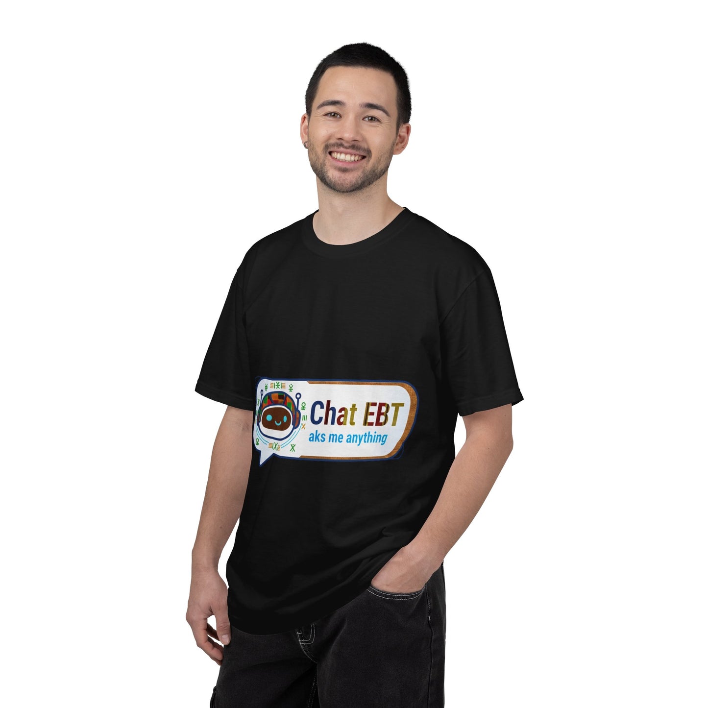 Chat EBT asks me anything T-shirt | chatbot logo tee
