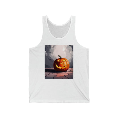 Laughing Pumpkin Unisex Jersey Tank-Shalav5