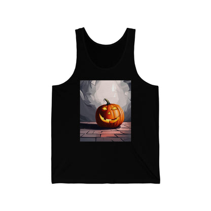 Laughing Pumpkin Unisex Jersey Tank-Shalav5