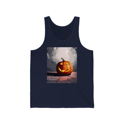 Laughing Pumpkin Unisex Jersey Tank-Shalav5