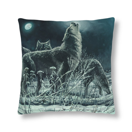 Blue Moon Wolves Waterproof Pillow-Shalav5