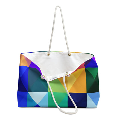 3D triangles shape Weekender Bag-Shalav5