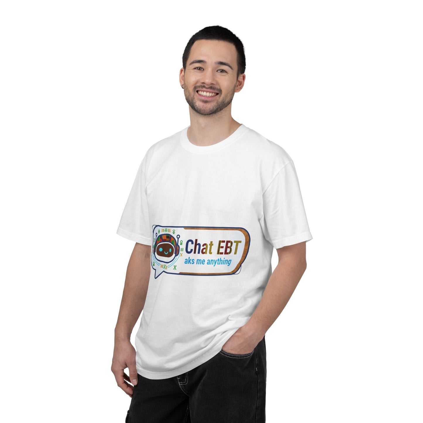 Chat EBT asks me anything T-shirt | chatbot logo tee