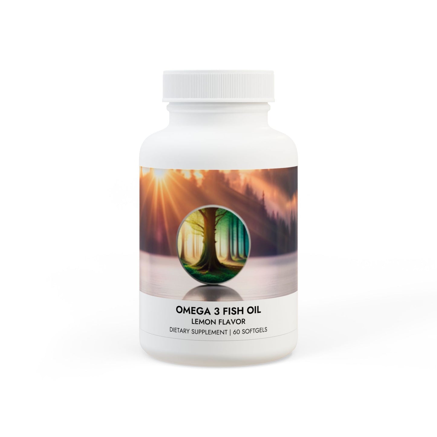 Omega 3 Fish Oil Supplement (60 Softgels)