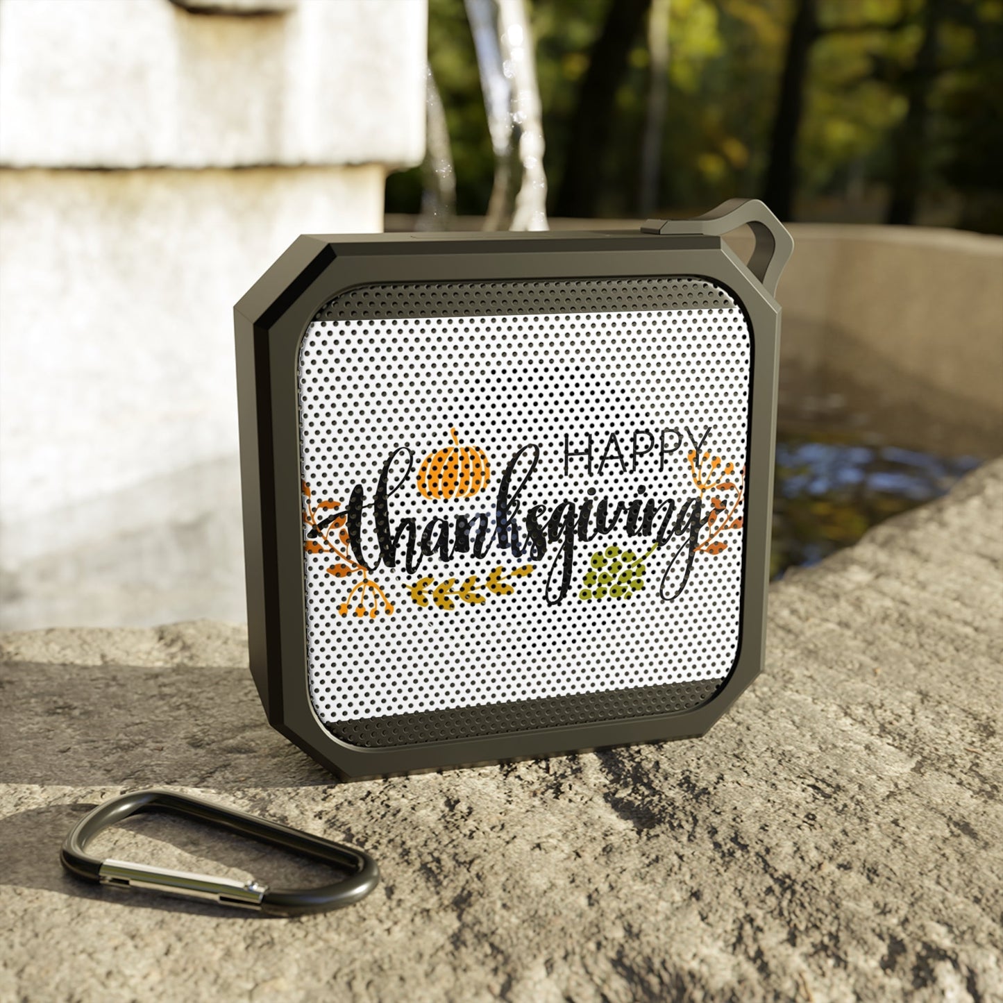 Accessories - Happy Thanksgiving Blackwater Outdoor Bluetooth Speaker