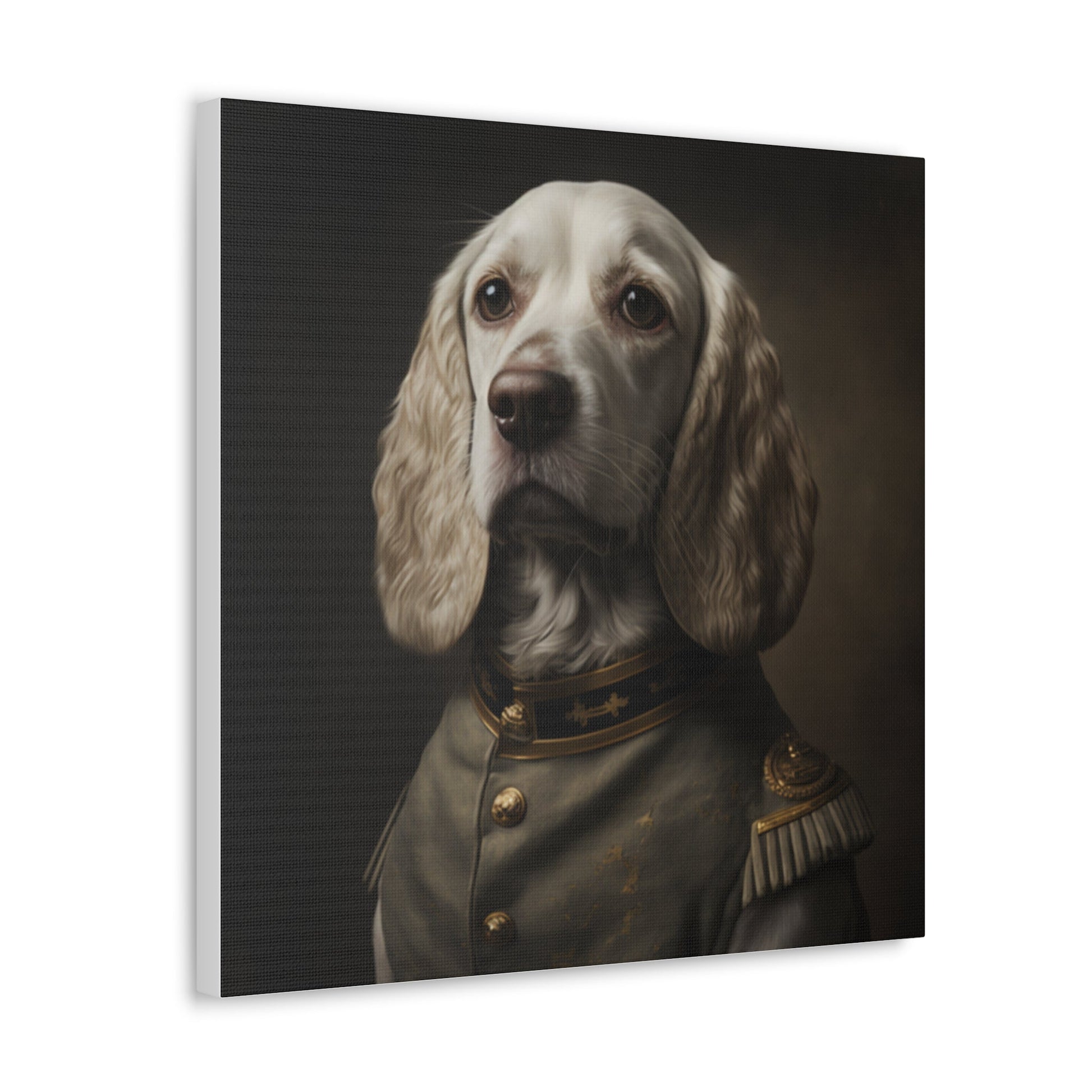 Private Paws: The Cocker Spaniel Civil War Hero Canvas Gallery Wraps-Shalav5
