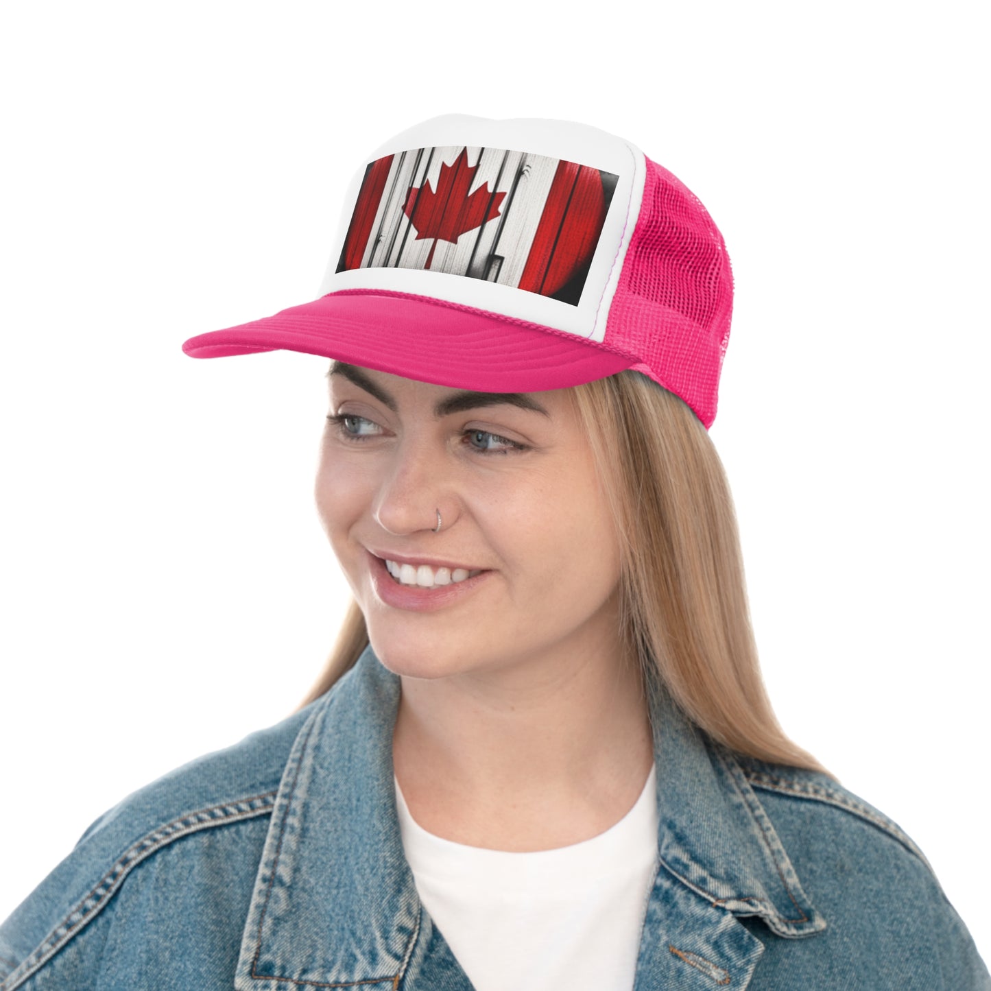 Canadian Flag Trucker Caps-Shalav5