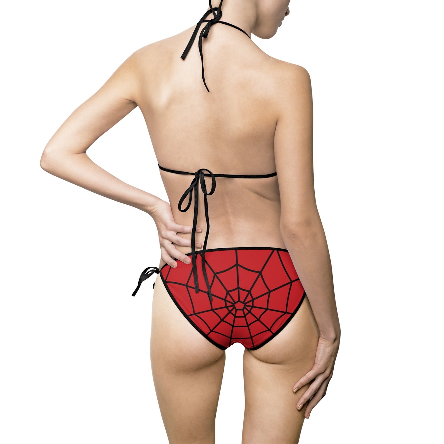 All Over Prints - Spider Web Women's Bikini Swimsuit