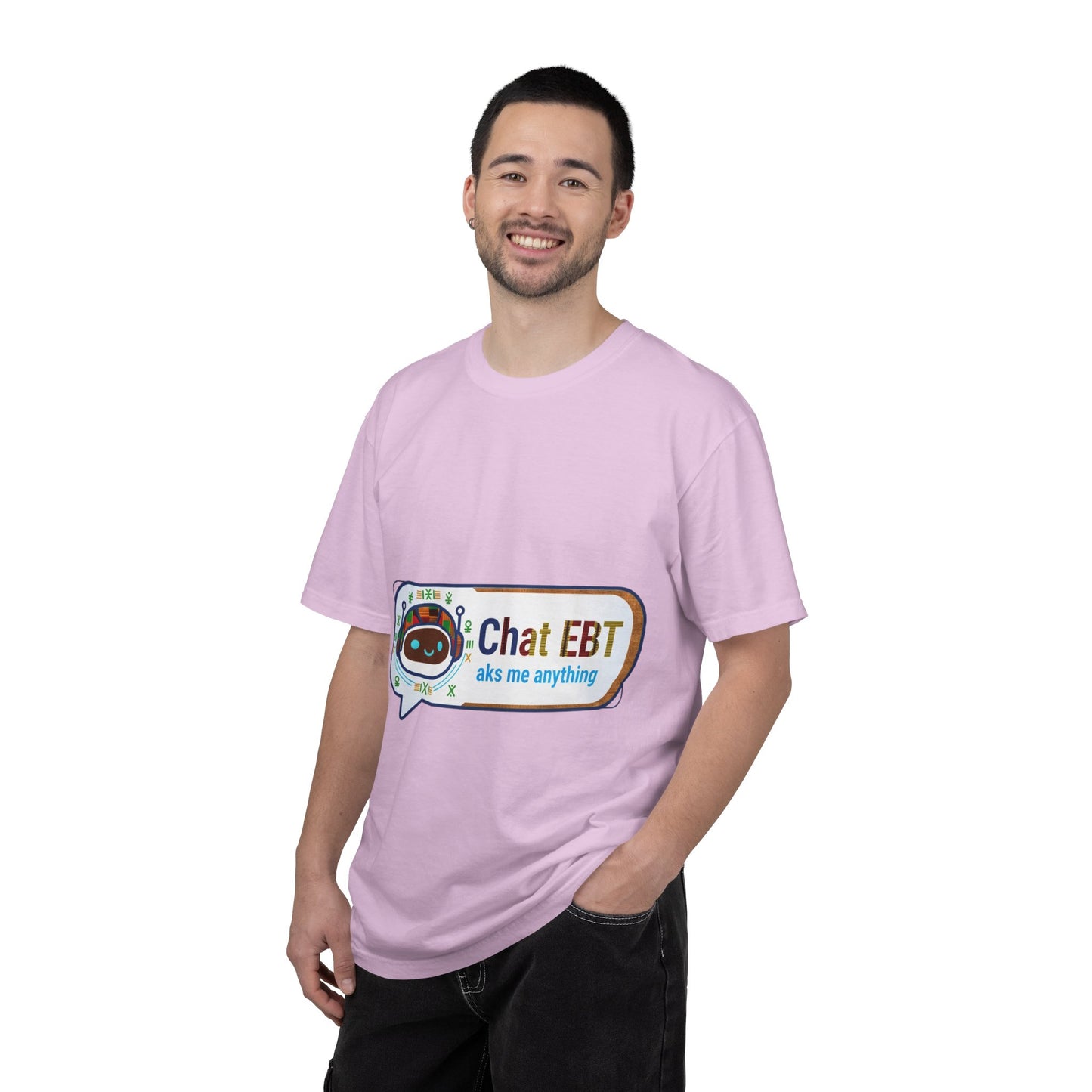 Chat EBT asks me anything T-shirt | chatbot logo tee