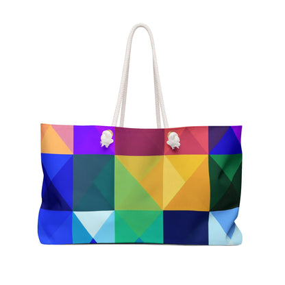3D triangles shape Weekender Bag-Shalav5