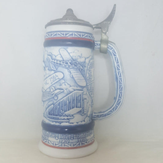 Beer Mug - Vintage Collectible 1981 Avon Beer Stein Airplane Mug (used) In A Great Condition