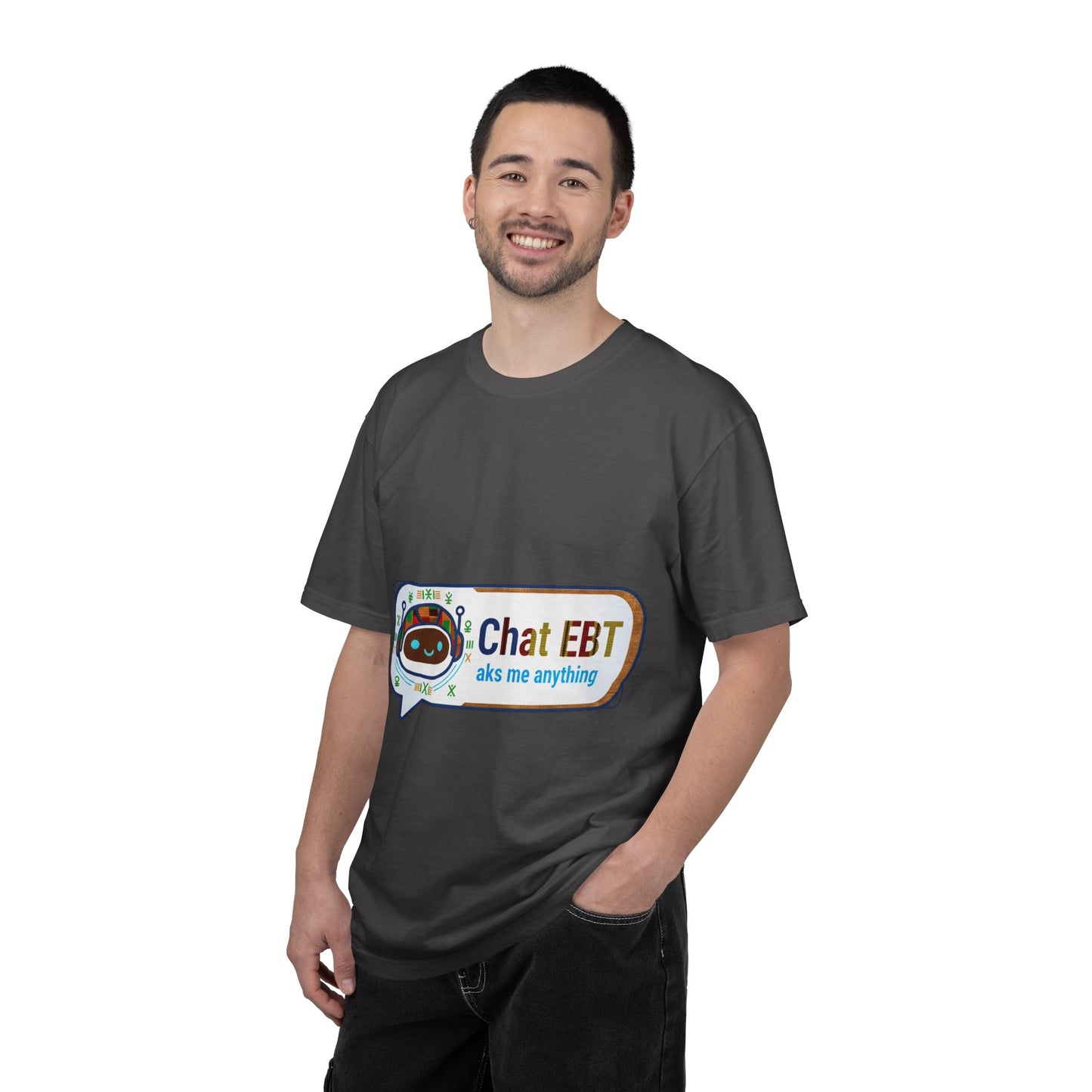 Chat EBT asks me anything T-shirt | chatbot logo tee