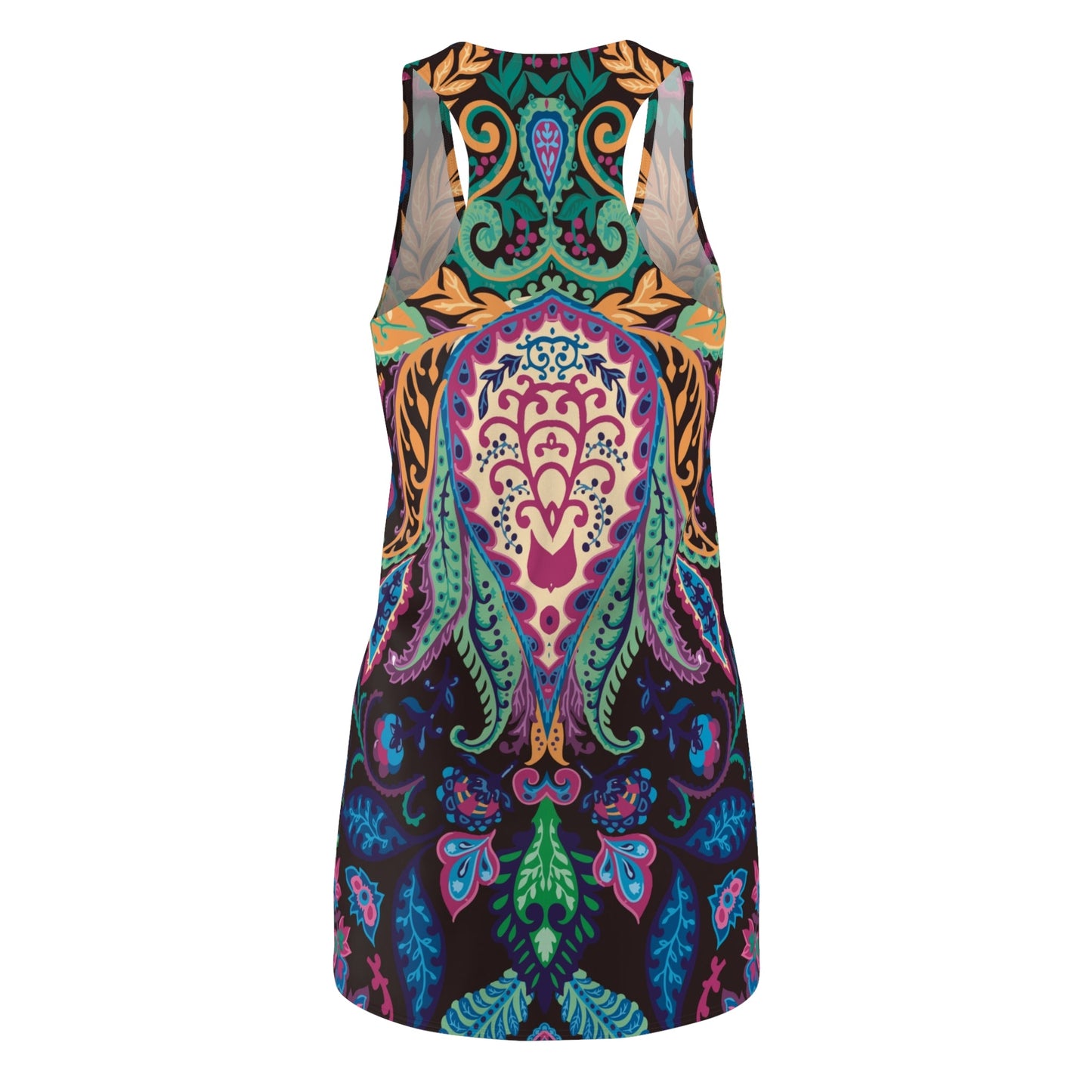 All Over Prints - Women's Psychedelic Cut & Sew Racerback Dress