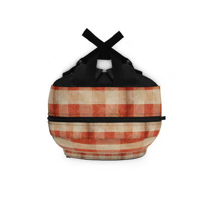 Bags - Retro Red Checkers Backpack