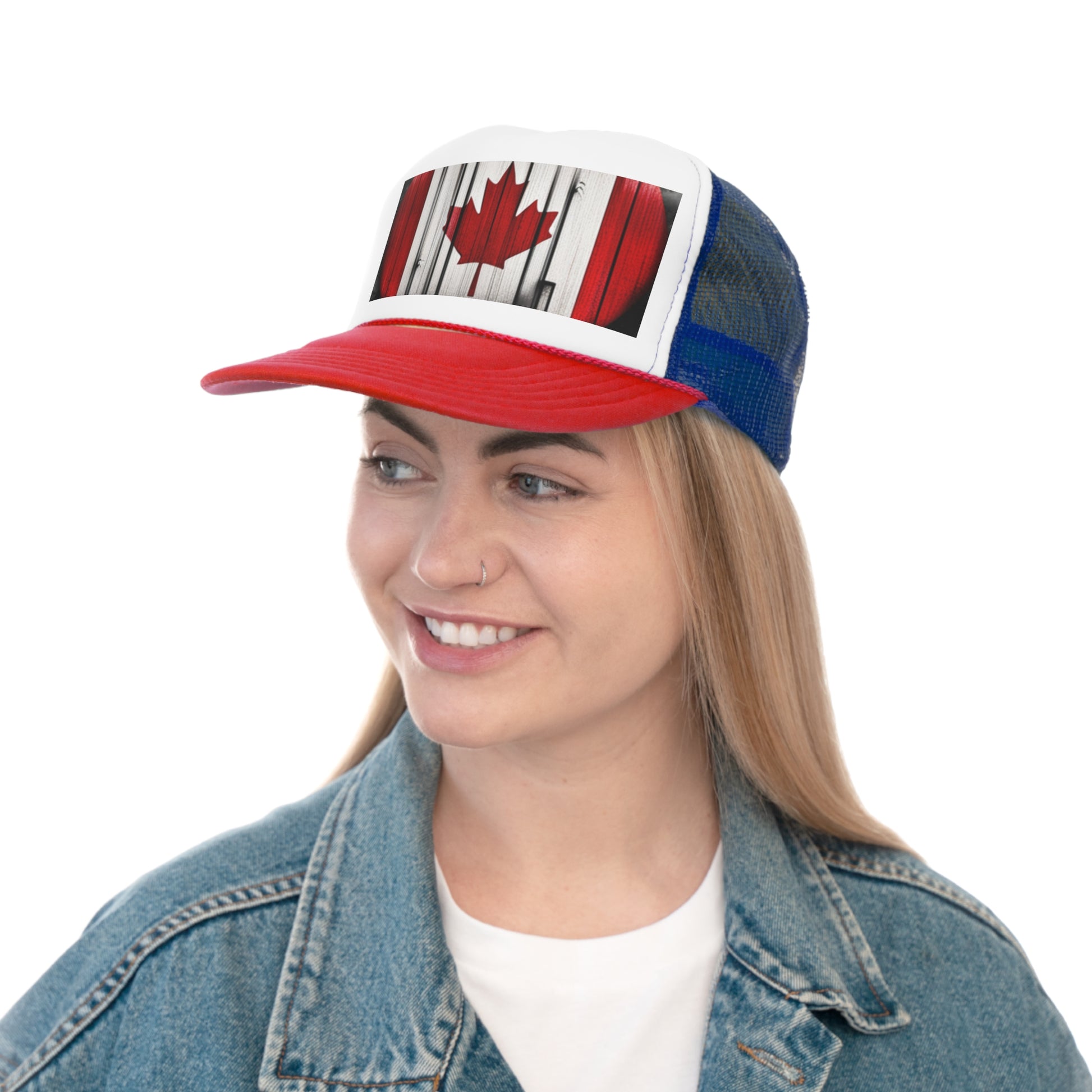 Canadian Flag Trucker Caps-Shalav5